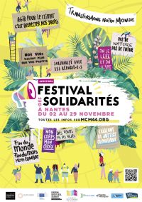 Festival des Solidarités – Les Mondes en mouvements. Du 3 au 29 novembre 2020 à Nantes et autres. Loire-Atlantique. 